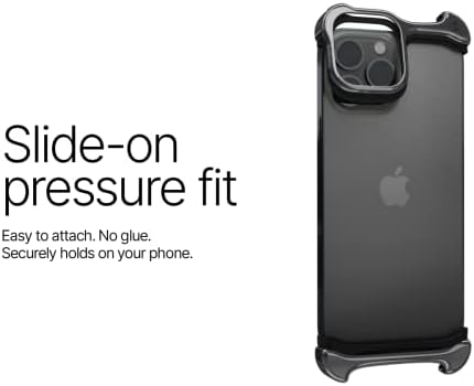 Arc Pulse Designed for iPhone 14 Pro Phone Case (2023), Sleek Minimalist Protective Shock Absorption Aerospace Grade Aluminum Shells + Elastomer Inlays Easy Fit 6.12 inch (Aluminum Mirror Polish Gold) - Image 4