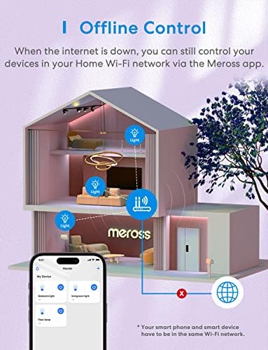 Smart Light Bulb, meross Smart WiFi LED Bulbs Compatible with Apple HomeKit, Siri, Alexa, Google Assistant and SmartThings, Dimmable E26 Multicolor 2700K-6500K RGBWW, 900 Lumens 60W Equivalent, 4 Pack - Image 7