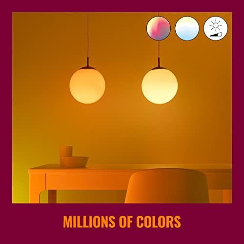 WiZ 120W PAR38 Color LED Smart Bulb - Pack of 6 - E26- Indoor/Outdoor - Connects to Your Existing Wi-Fi - Control with Voice or App - Works with Google Home- Alexa & Siri Shortcuts - Image 3