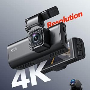 REDTIGER F7N 4K Dash Cam Front and Rear,Built-in WiFi GPS 4K+1080P Dual Dash Camera for Cars,3.18 inch Display Dashcam,170° Wide Angle Dashboard Camera Recorder, Night Vision,Parking Monitor
