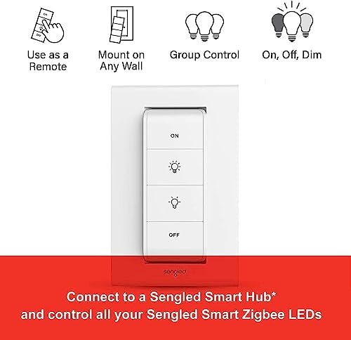 Sengled Color Changing Bulbs That Compatible with Alexa, Google Home, 3 Pack Starter Kit with Smart Switch, RGB Light A19 E26 Dimmable LED 60W Equivalent, 800LM, 5 Piece Set, White, 3 Count - Image 7