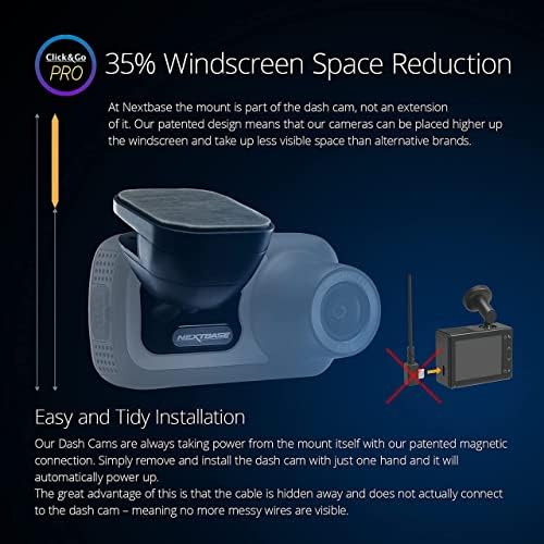 Nextbase 322GW Dash Cam Mini with APP- Full 1080p/60fps HD Recording in Car Camera- 6 Lane Wide Front View- Wi-fi GPS Bluetooth- Parking Mode- Night Vision- Loop Records- Polarizing Filter Compatible - Image 4