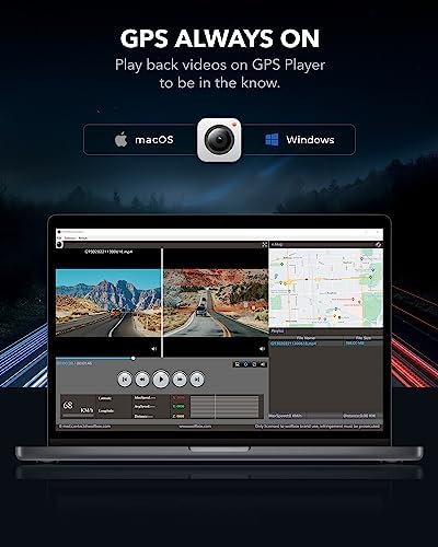 WOLFBOX G840S 12" 4K Mirror Dash Cam Backup Camera, 2160P Full HD Smart Rearview Mirror for Cars & Trucks, Front and Rear View Dual Cameras, Night Vision, Parking Assistance, Free 32GB Card & GPS - Image 6