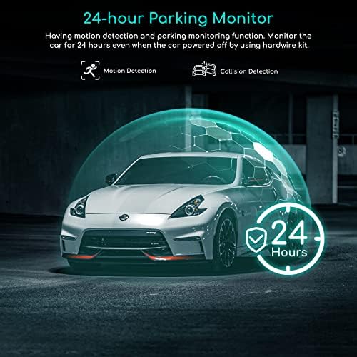 1440P QHD Built-in GPS Wi-Fi Dash Cam, Front and Inside Car Camera Recorder with Infrared Night Vision, Supercapacitor, 4 IR LEDs,G-Sensor, Parking Mode, Loop Recording (D30S) - Image 8