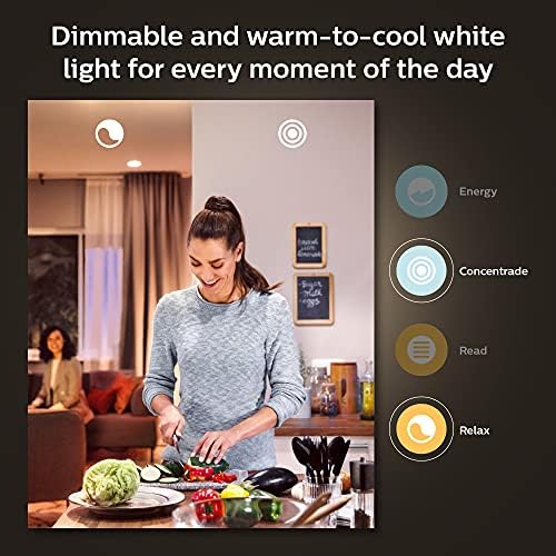 Philips Hue White and Color Ambiance Smart BulbStarter Kit - Includes a Bridge, Dimmer Switch, and (2) 60W A19 LED Smart Color Changing Bulbs E26 - Control with Voice or Hue App - Image 4