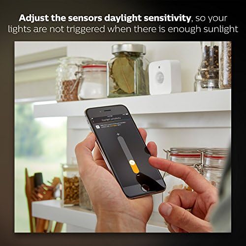 Philips Hue (1) Motion Sensor with (2) 75W A19, E26 White and Color Ambiance LED Smart Color-Changing Bulbs - Control with Hue App - Works with Alexa, Google Assistant, and Apple Homekit - Image 5