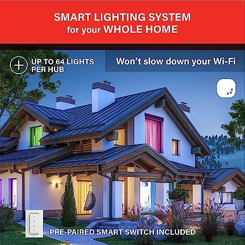 Sengled Color Changing Bulbs That Compatible with Alexa, Google Home, 3 Pack Starter Kit with Smart Switch, RGB Light A19 E26 Dimmable LED 60W Equivalent, 800LM, 5 Piece Set, White, 3 Count - Image 9