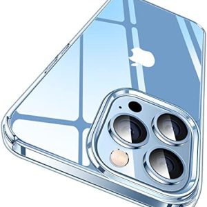 CASEKOO Crystal Clear Designed for iPhone 13 Pro Case, [Not Yellowing] [Military Drop Protection] Shockproof Protective Phone Case 6.1 inch 2021 (Clear)
