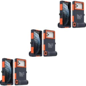 OSALADI 3 pcs Diving Shell Snorkeling Cell Phone case Underwater Cases for Snorkeling Underwater Phone Case Phone Sleeve Smart Phone Diving Phone Shell housing Cover Intelligent TPU